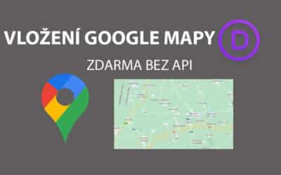 Jak vložit do webu na redakčním systému WordPress Google mapu – DIVI šablona