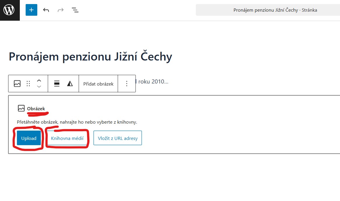 moznosti-nahravani-obrazku-do-webu-wordpress Přidání obrázku na stránku v Gutenberg editoru