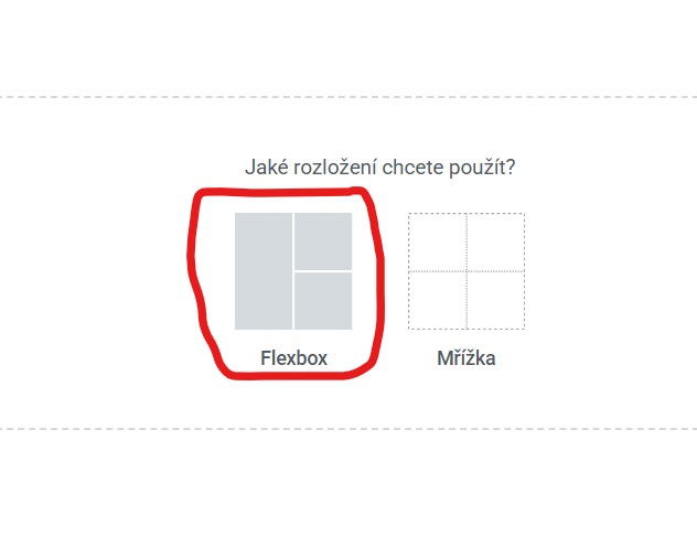 vyberete-flexbox-elementor Rozložení Flexbox nebo Mřížka - základy práce s Elementorem
