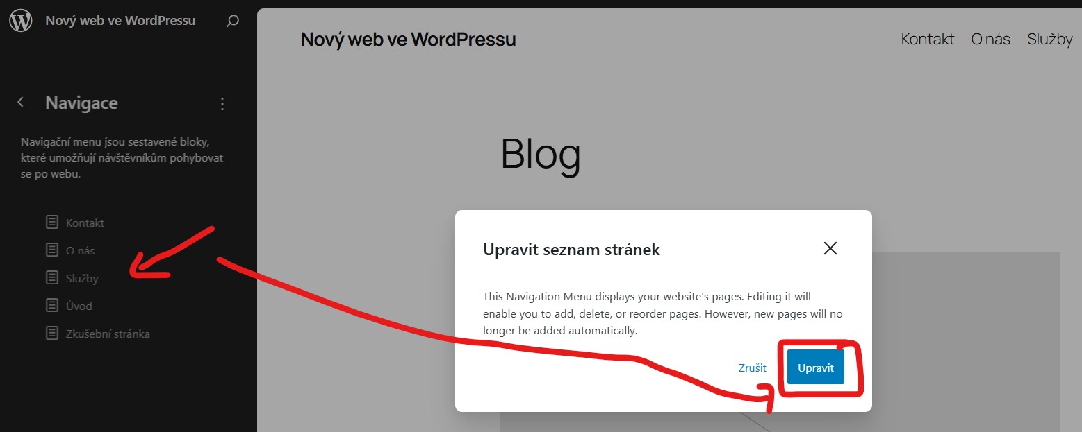 jak-zmenit-menu-ve-wordpress-navod Jak vytvořit menu ve WordPressu - v menu najdete položku Vzhled - Menu - napíšete název menu a klinete na Vytvořit menu